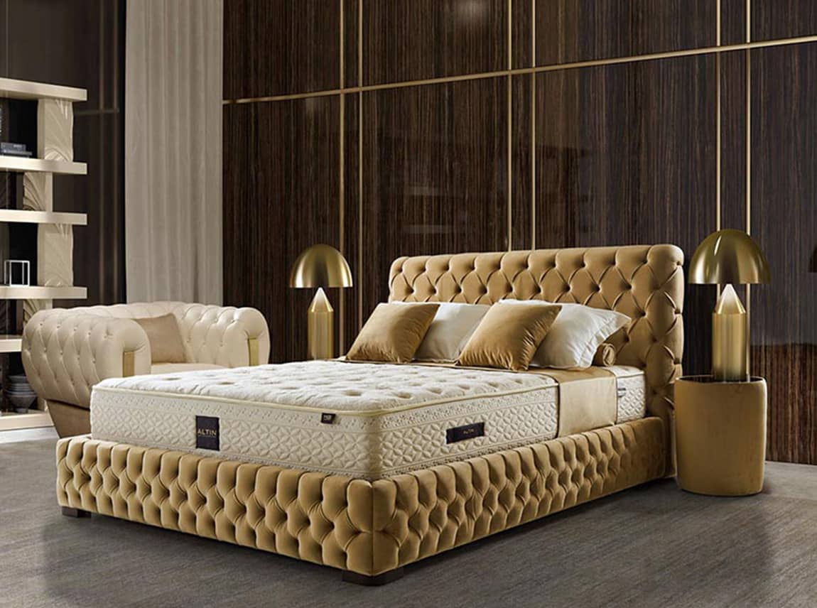 מיטה מרופדת עם ארגז מצעים דגם ליויס קריולה