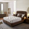 מיטה זוגית מעוצבת ומרופדת עם ארגז מצעים דגם נובה+טאוס