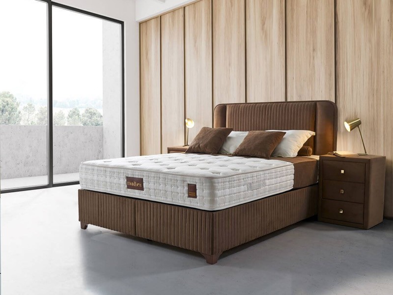 מיטה זוגית עם ארגז מצעים דגם פלטו+מרידיאן