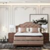 מיטה זוגית מעוצבת עם ארגז מצעים דגם מיריי+מגאן