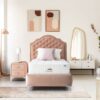 מיטה זוגית מעוצבת עם ארגז מצעים דגם נובה+סינדי