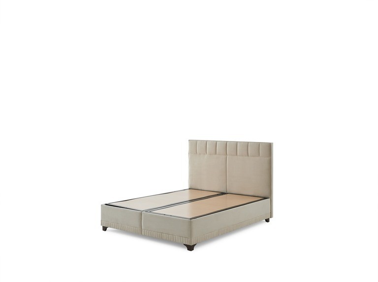 מיטה זוגית מעוצבת עם ארגז מצעים דגם אטלס+דלטא